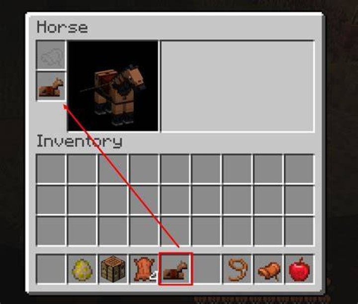 How do you equip Horse Armor in Minecraft?