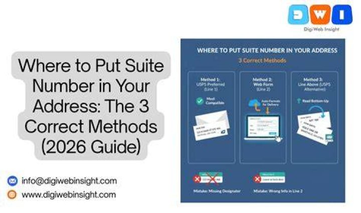 How do you get a suite number?