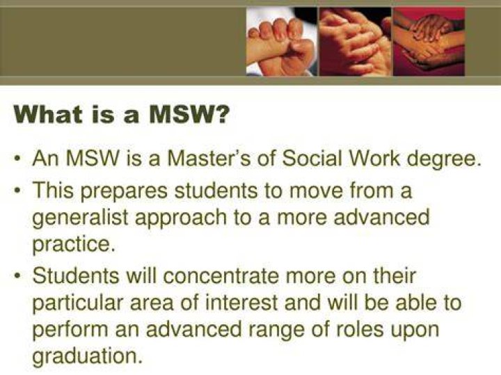 What does a MSW do?