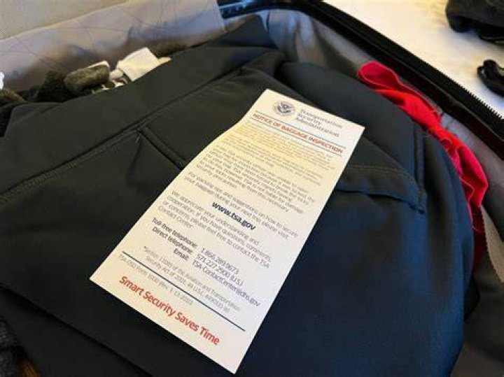 What does TSA look for in checked baggage?