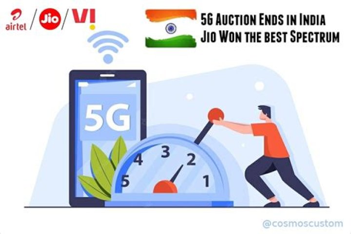 Who won the 5g auction?
