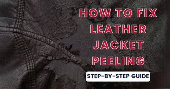 Why do faux leather jackets peel?